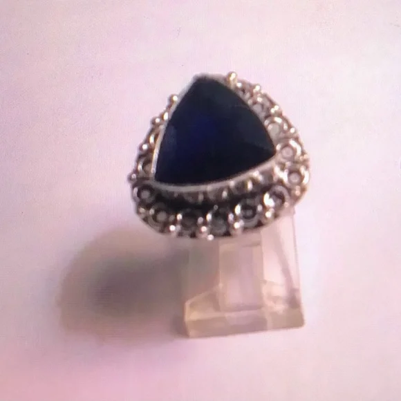 Black Onyx 925 Sterling Silver Ring - Picture 1 of 3